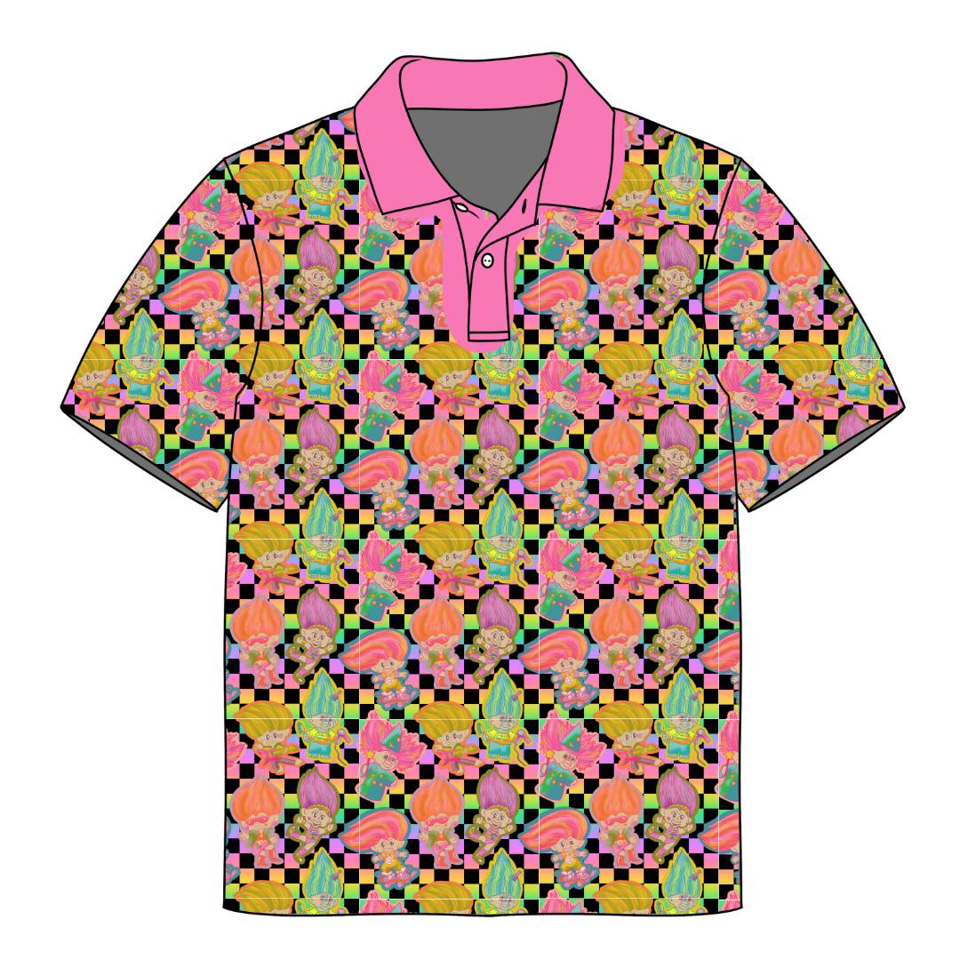 JAX SHORT SLEEVE HALF BUTTON COLLARED SHIRT - BAMBOO - PRE ORDER