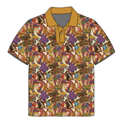 JAX SHORT SLEEVE HALF BUTTON COLLARED SHIRT - BAMBOO - PRE ORDER