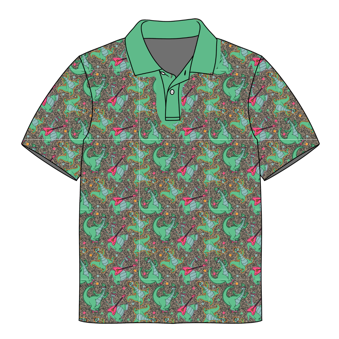 JAX SHORT SLEEVE HALF BUTTON COLLARED SHIRT - BAMBOO - PRE ORDER