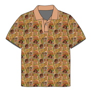 JAX SHORT SLEEVE HALF BUTTON COLLARED SHIRT - BAMBOO - PRE ORDER