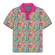JAX SHORT SLEEVE HALF BUTTON COLLARED SHIRT - BAMBOO - PRE ORDER