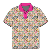 JAX SHORT SLEEVE HALF BUTTON COLLARED SHIRT - BAMBOO - PRE ORDER