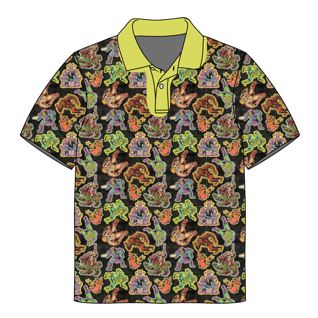 JAX SHORT SLEEVE HALF BUTTON COLLARED SHIRT - BAMBOO - PRE ORDER