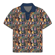 JAX SHORT SLEEVE HALF BUTTON COLLARED SHIRT - BAMBOO - PRE ORDER