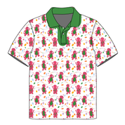 JAX SHORT SLEEVE HALF BUTTON COLLARED SHIRT - BAMBOO - PRE ORDER