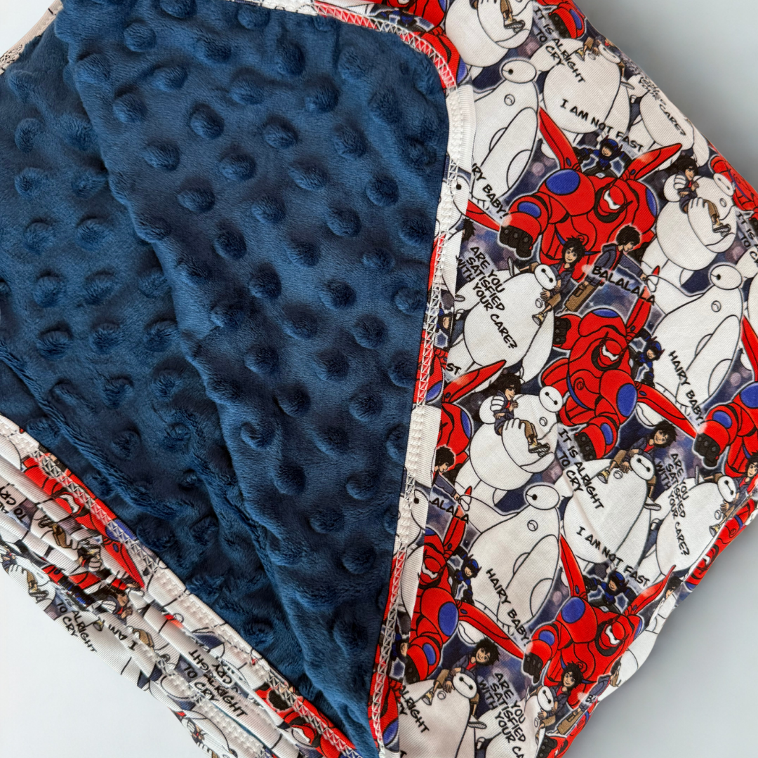 Hero Bay - Solace Blanket - Bamboo - Minky Layer - Ready to Ship