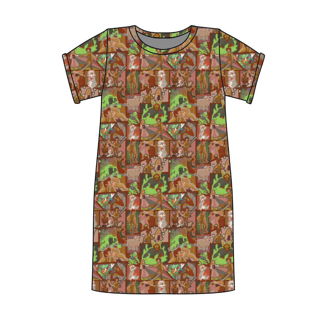 ADULT LUX PAJAMA GOWN - BAMBOO - PRE ORDER