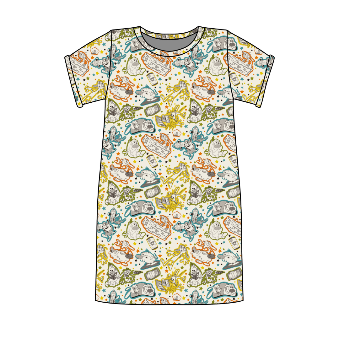 ADULT LUX PAJAMA GOWN - BAMBOO - PRE ORDER