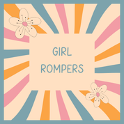 GIRL ROMPERS - KNIT FABRIC - READY TO SHIP - VIEW ALL