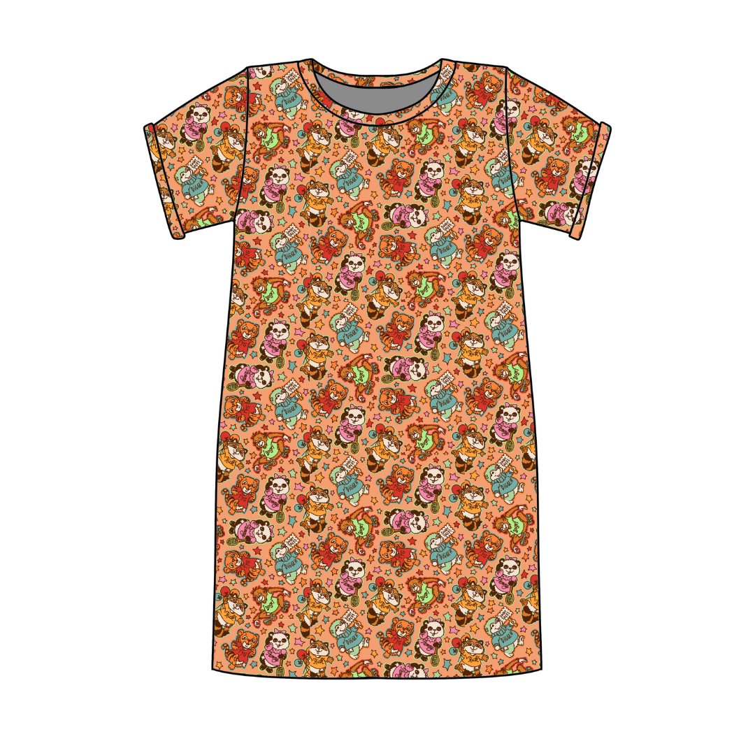 ADULT LUX PAJAMA GOWN - BAMBOO - PRE ORDER