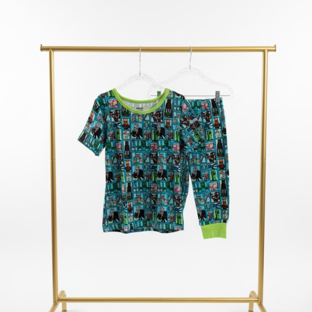 COZY SHORT SLEEVE PAJAMA PANTS SET - BAMBOO - READY TO SHIP - VIEW ALL