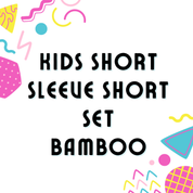KIDS SNUGG SHORT SLEEVE SHORT SET - BAMBOO - PRE ORDER