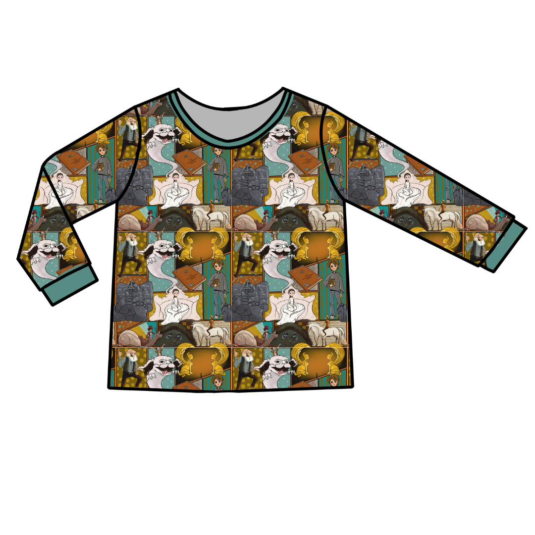 ADULT LONG SLEEVE PAJAMA SHIRT - BAMBOO - PRE ORDER