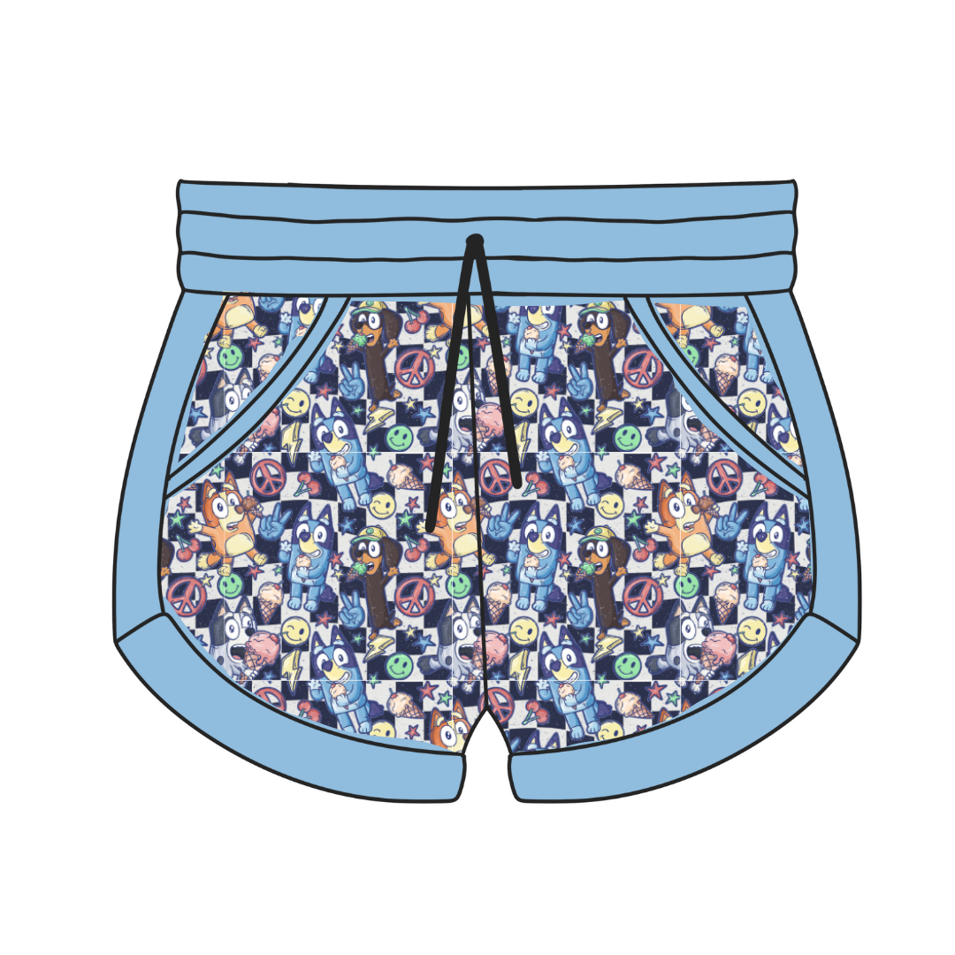 Ice Cream - Kid's Kickback Shorts - Knit - PRE ORDER