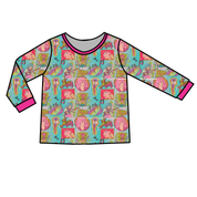 ADULT LONG SLEEVE PAJAMA SHIRT - BAMBOO - PRE ORDER