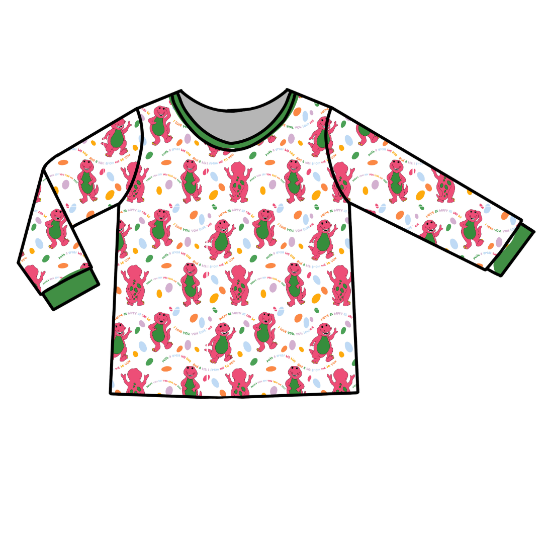 ADULT LONG SLEEVE PAJAMA SHIRT - BAMBOO - PRE ORDER