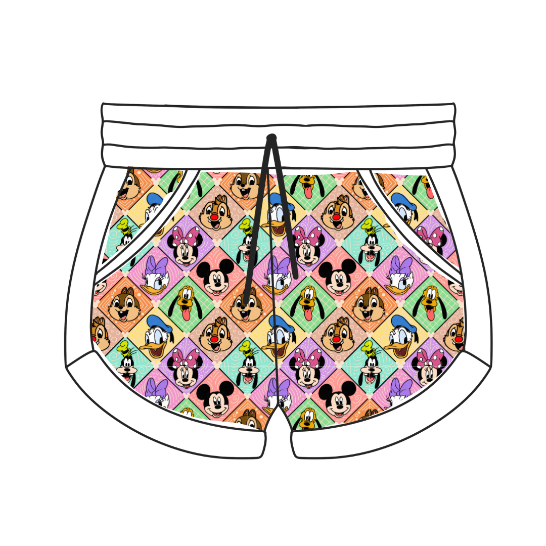 Pixie Dust - Kid's Kickback Shorts - Knit - PRE ORDER