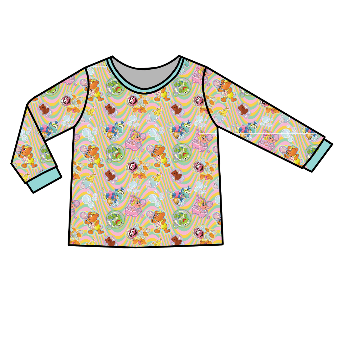 ADULT LONG SLEEVE PAJAMA SHIRT - BAMBOO - PRE ORDER