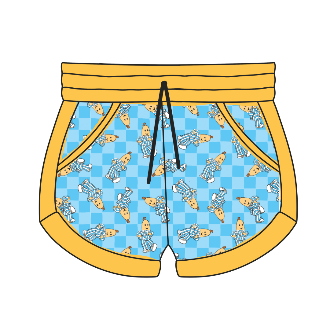 Bananas - Kid's Kickback Shorts - Knit - PRE ORDER