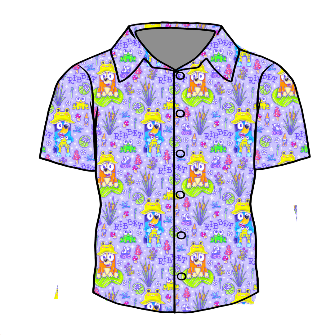 Ribbit - Lad Button Down Shirt - Knit - PRE ORDER