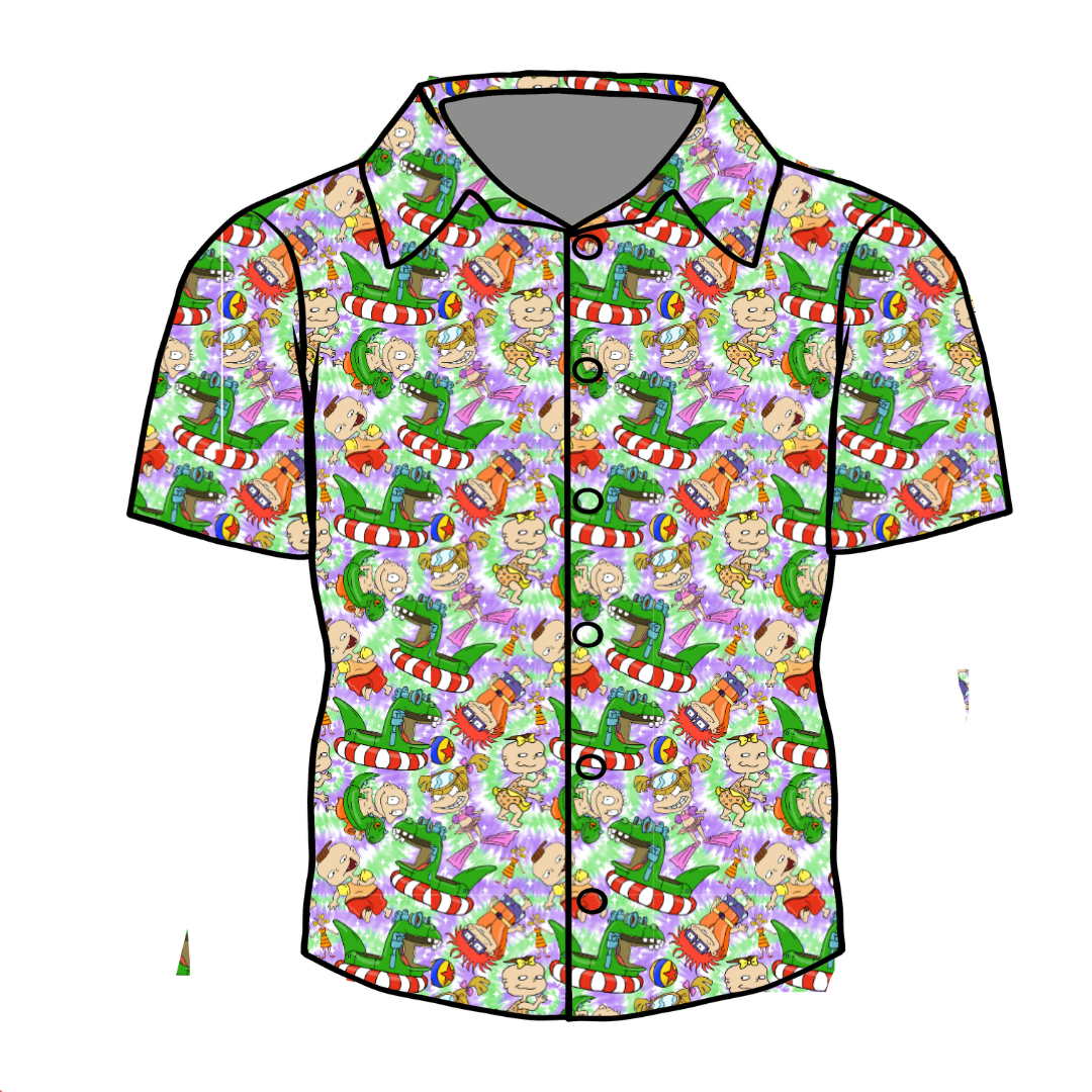 Summer Babies - Lad Button Down Shirt - Knit - PRE ORDER