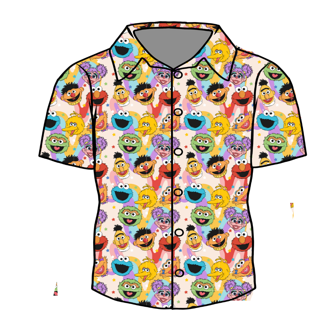 Sunny Days - Lad Button Down Shirt - Knit - PRE ORDER