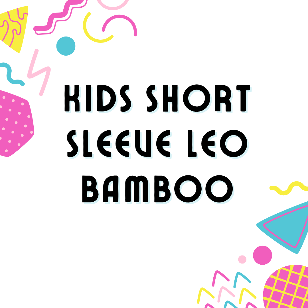 KIDS BAMBOO SHORT SLEEVE SKIRTED LEO - BAMBOO - PRE ORDER
