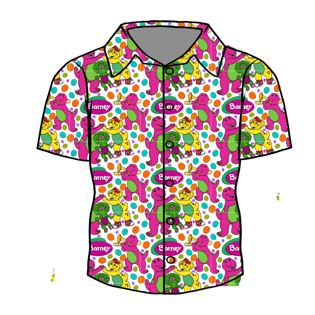 Gum Drops - Lad Button Down Shirt - Knit - PRE ORDER