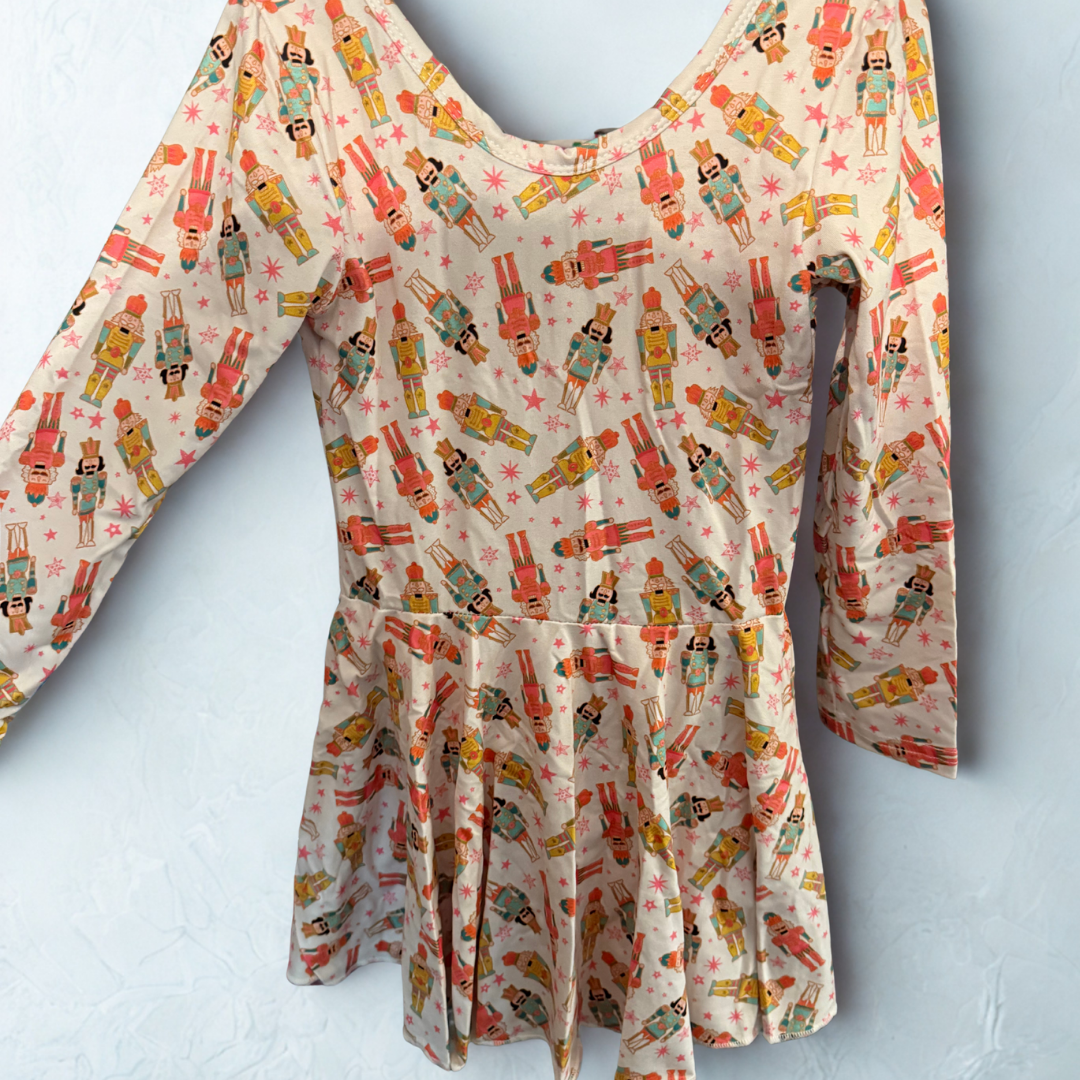 GIRLS LONG SLEEVE SKIRTED LEO - KNIT FABRIC - READY TO SHIP - VIEW ALL