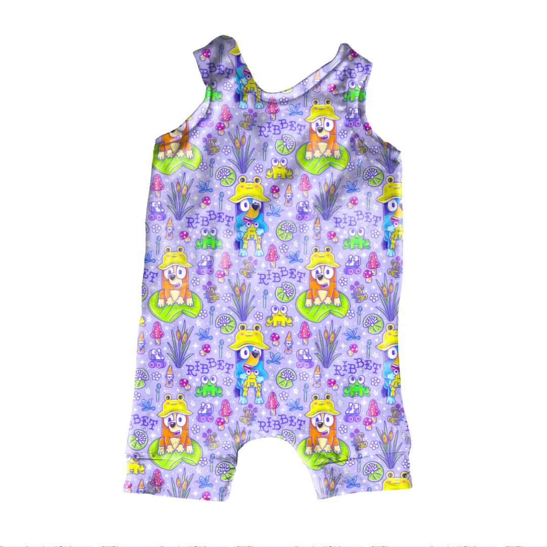 Ribbit  - Maddox Shortalls - Knit - PRE ORDER