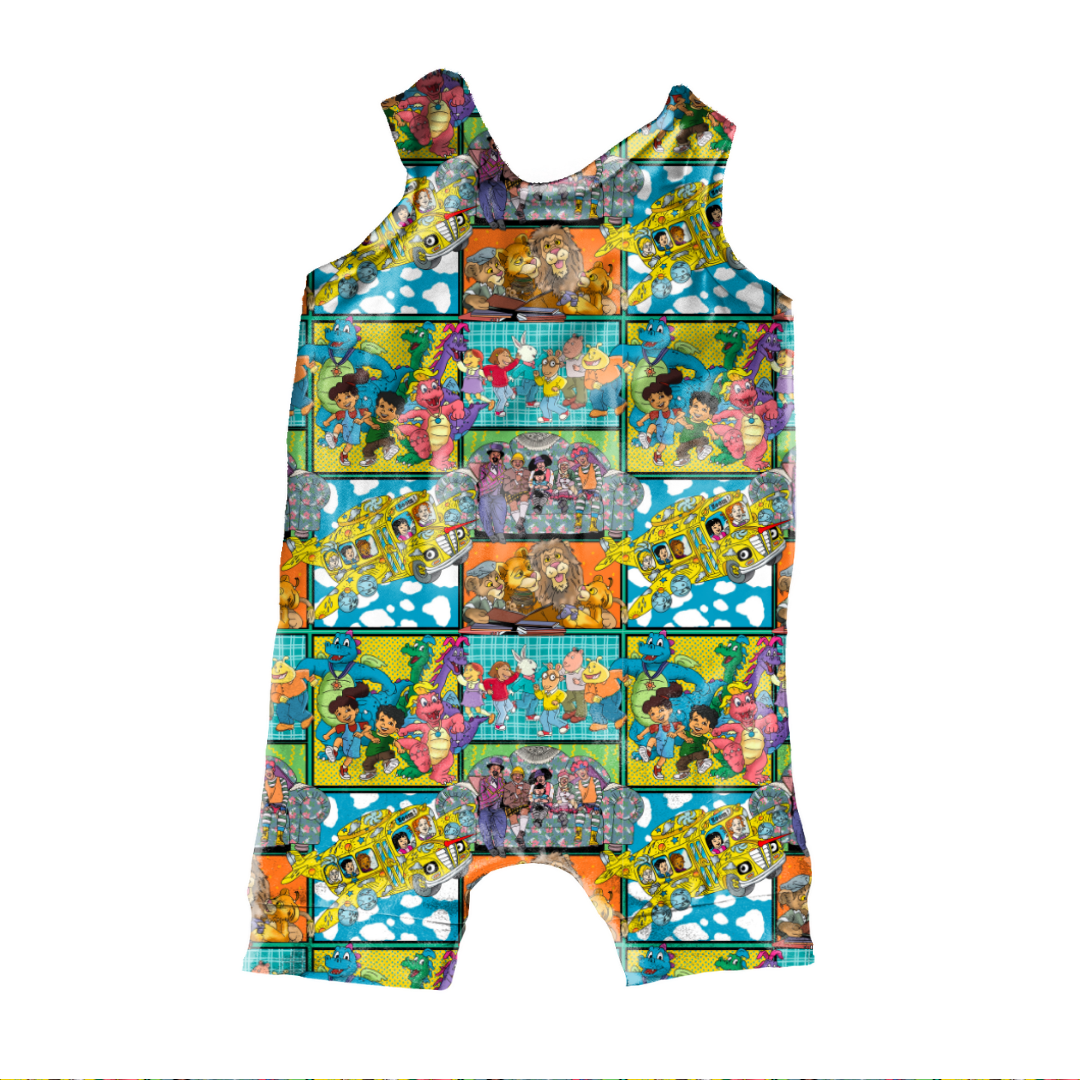 90's TV   - Maddox Shortalls - Knit - PRE ORDER