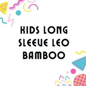 KIDS BAMBOO LONG SLEEVE SKIRTED LEO - BAMBOO - PRE ORDER