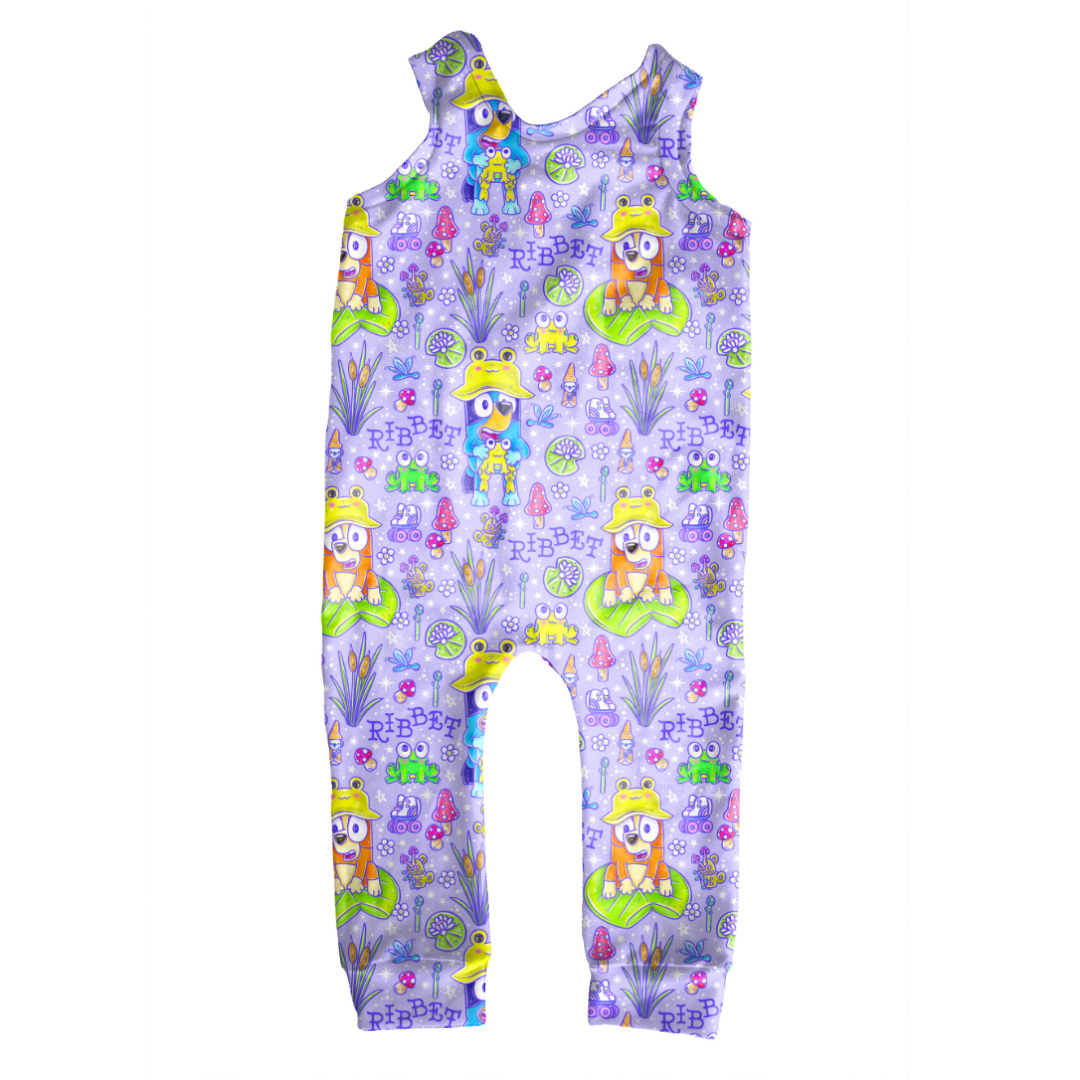 Ribbit  - Oakley Overalls - Knit - PRE ORDER