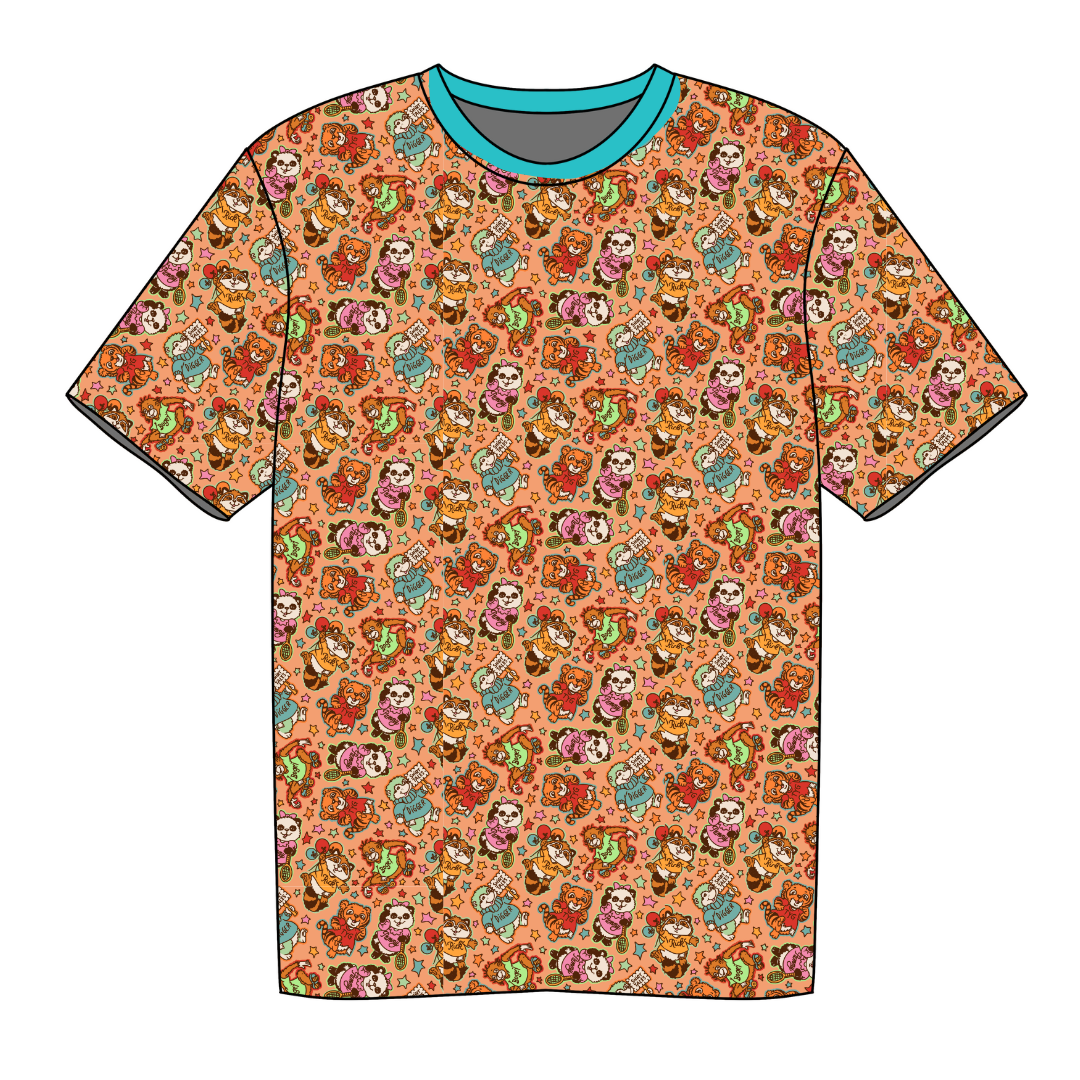 ADULT SHORTSLEEVE PAJAMA SHIRT - BAMBOO - PRE ORDER