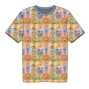 ADULT SHORTSLEEVE PAJAMA SHIRT - BAMBOO - PRE ORDER