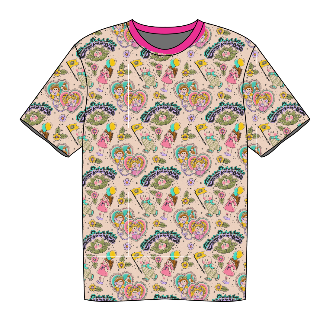 ADULT SHORTSLEEVE PAJAMA SHIRT - BAMBOO - PRE ORDER