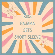 COZY SHORT SLEEVE PAJAMA PANTS SET - BAMBOO - READY TO SHIP - VIEW ALL