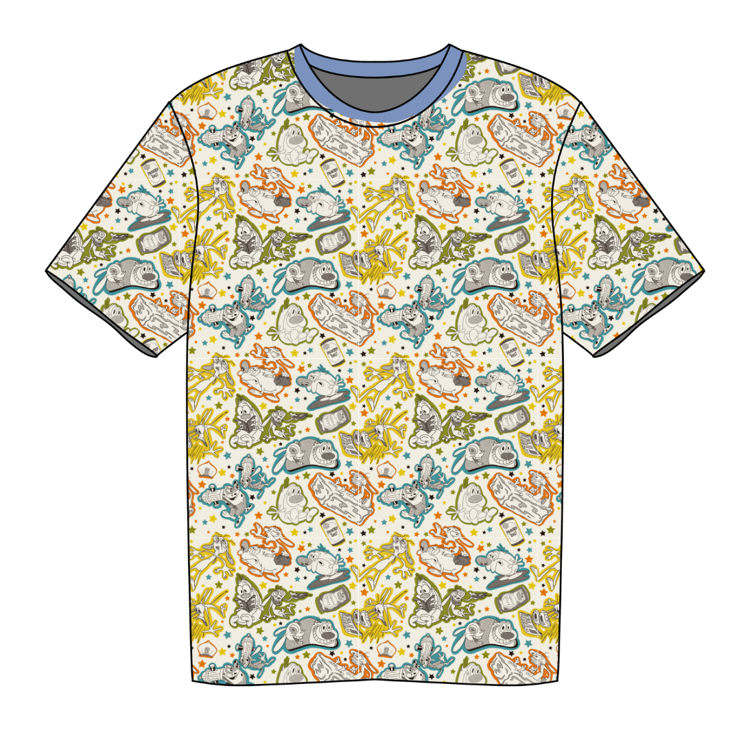 ADULT SHORTSLEEVE PAJAMA SHIRT - BAMBOO - PRE ORDER