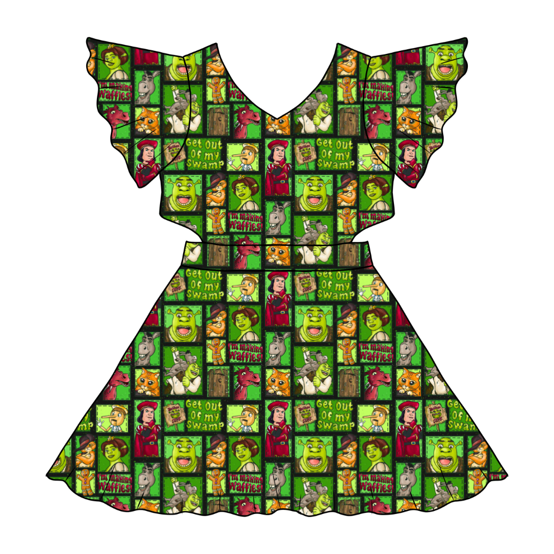 Swamp - Whimsical Twirl Dress - Knit - PRE ORDER