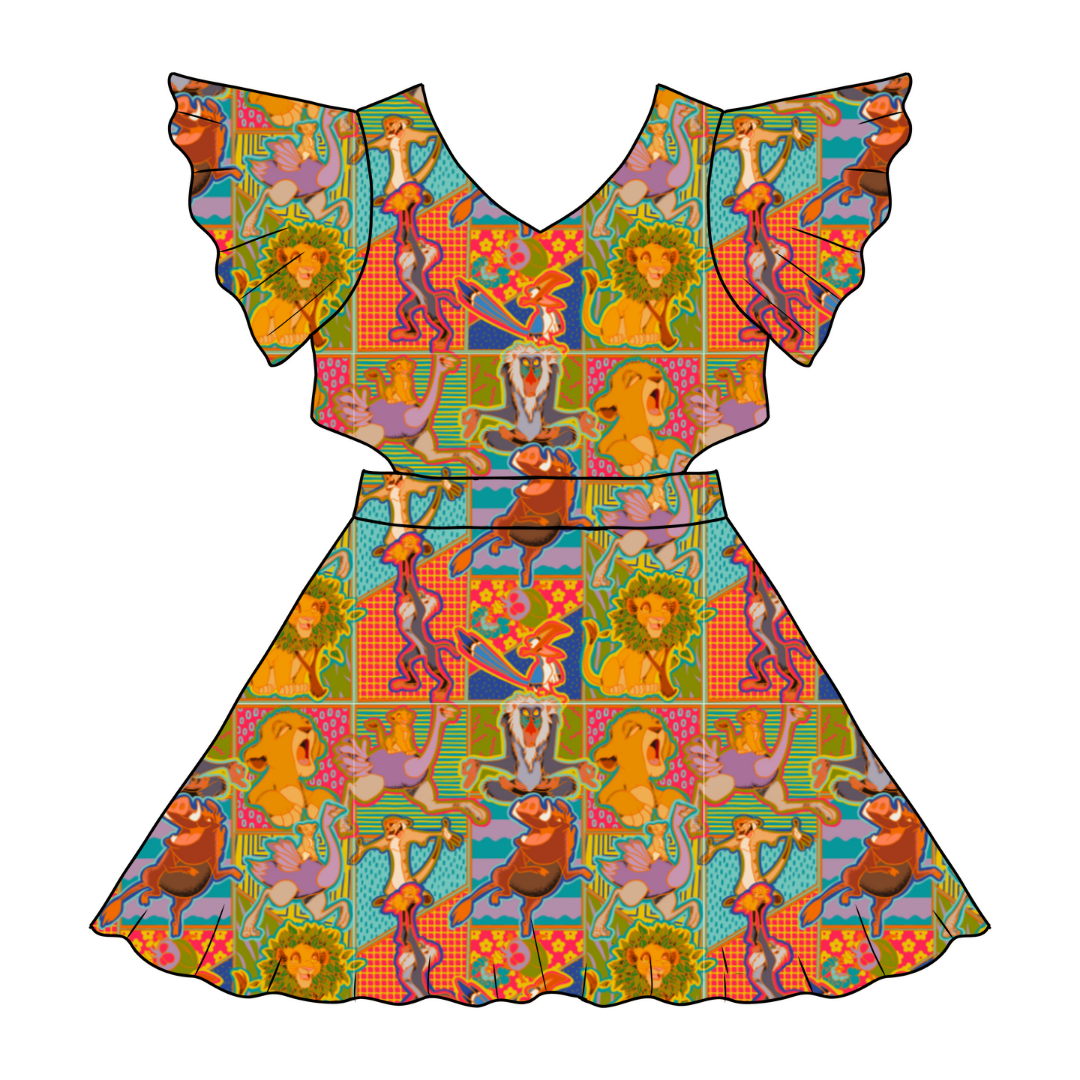 Stay Wild  - Whimsical Twirl Dress - Knit - PRE ORDER