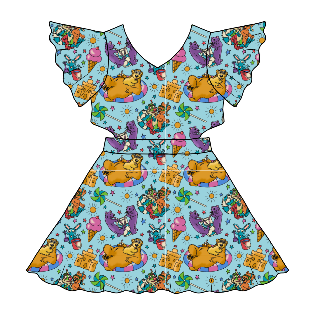 Summer Cooler - Whimsical Twirl Dress - Knit - PRE ORDER