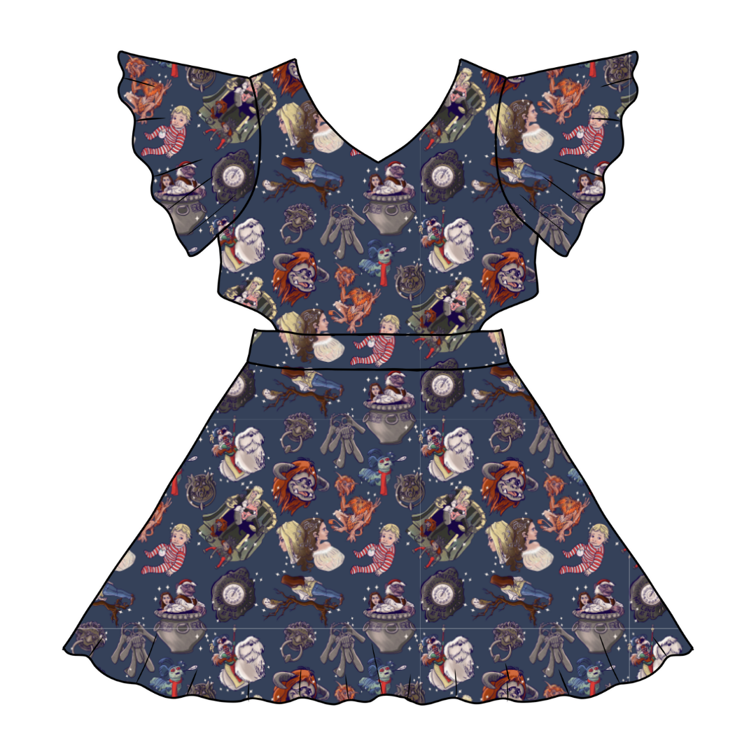 The Babe - Whimsical Twirl Dress - Knit - PRE ORDER