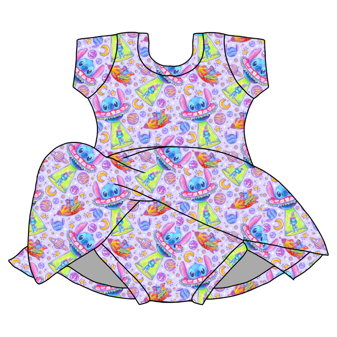 GIRLS SHORT SLEEVE SKIRTED LEOS - KNIT - READY TO SHIP - VIEW ALL