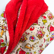 MEAN GREEN BAMBOO BLANKET 57.5 X 80 WITH PLUSH