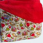 MEAN GREEN BAMBOO BLANKET 57.5 X 80 WITH PLUSH