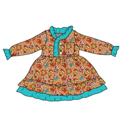 KIDS LOVEY LONG SLEEVE LOUNGE DRESS - BAMBOO - PRE ORDER