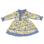 KIDS LOVEY LONG SLEEVE LOUNGE DRESS - BAMBOO - PRE ORDER