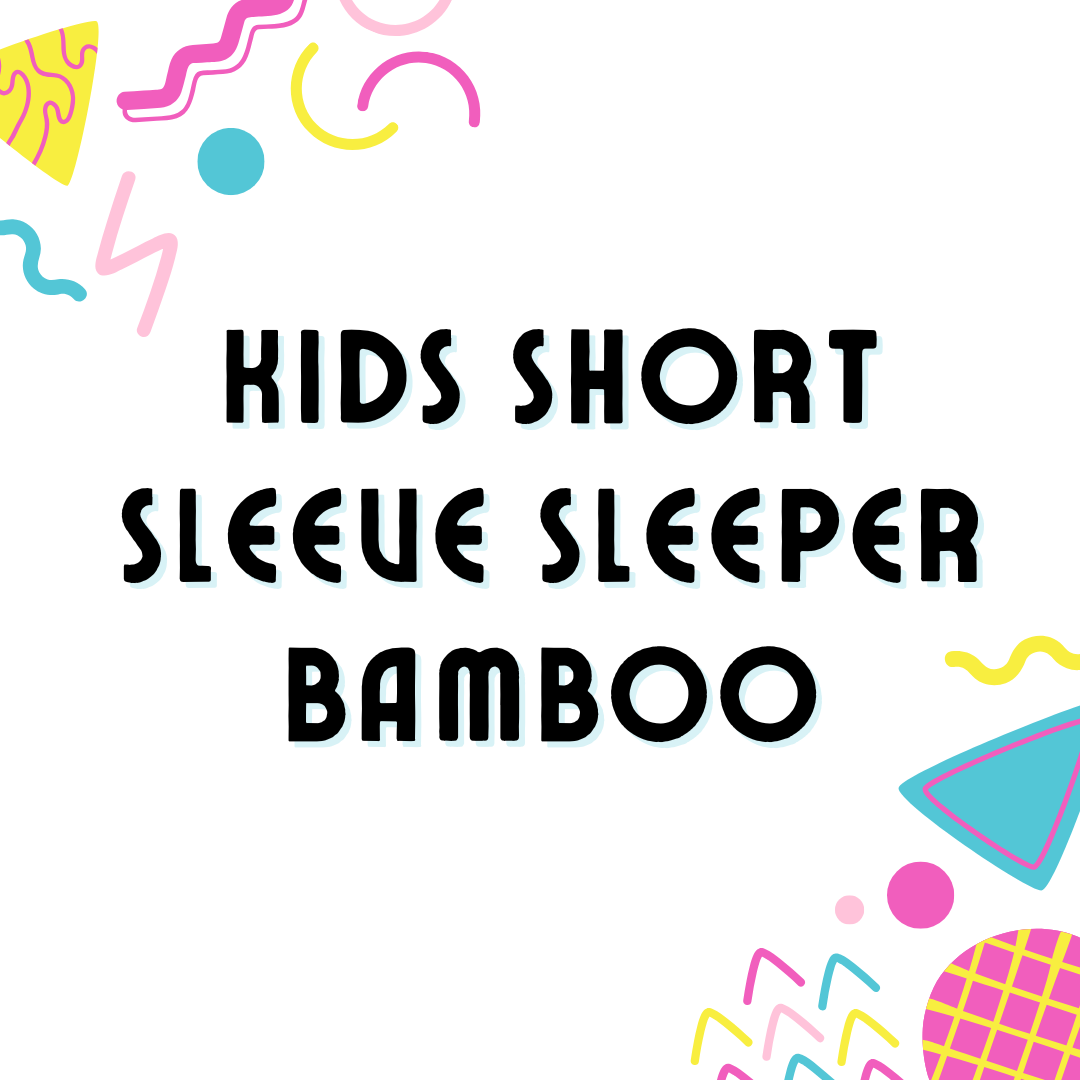BLISS SHORT SLEEVE DOUBLE WAY ZIP SLEEPER - BAMBOO - PRE ORDER