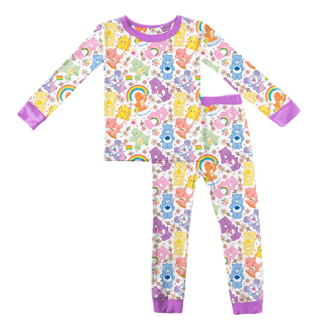 KIDS LONG SLEEVE PAJAMA PANTS ST - BAMBOO - PRE ORDER