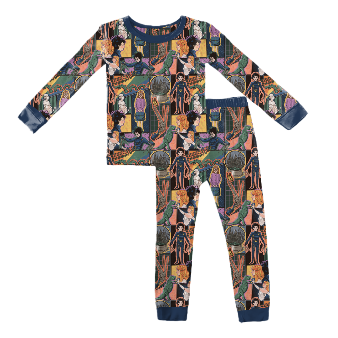 KIDS LONG SLEEVE PAJAMA PANTS ST - BAMBOO - PRE ORDER